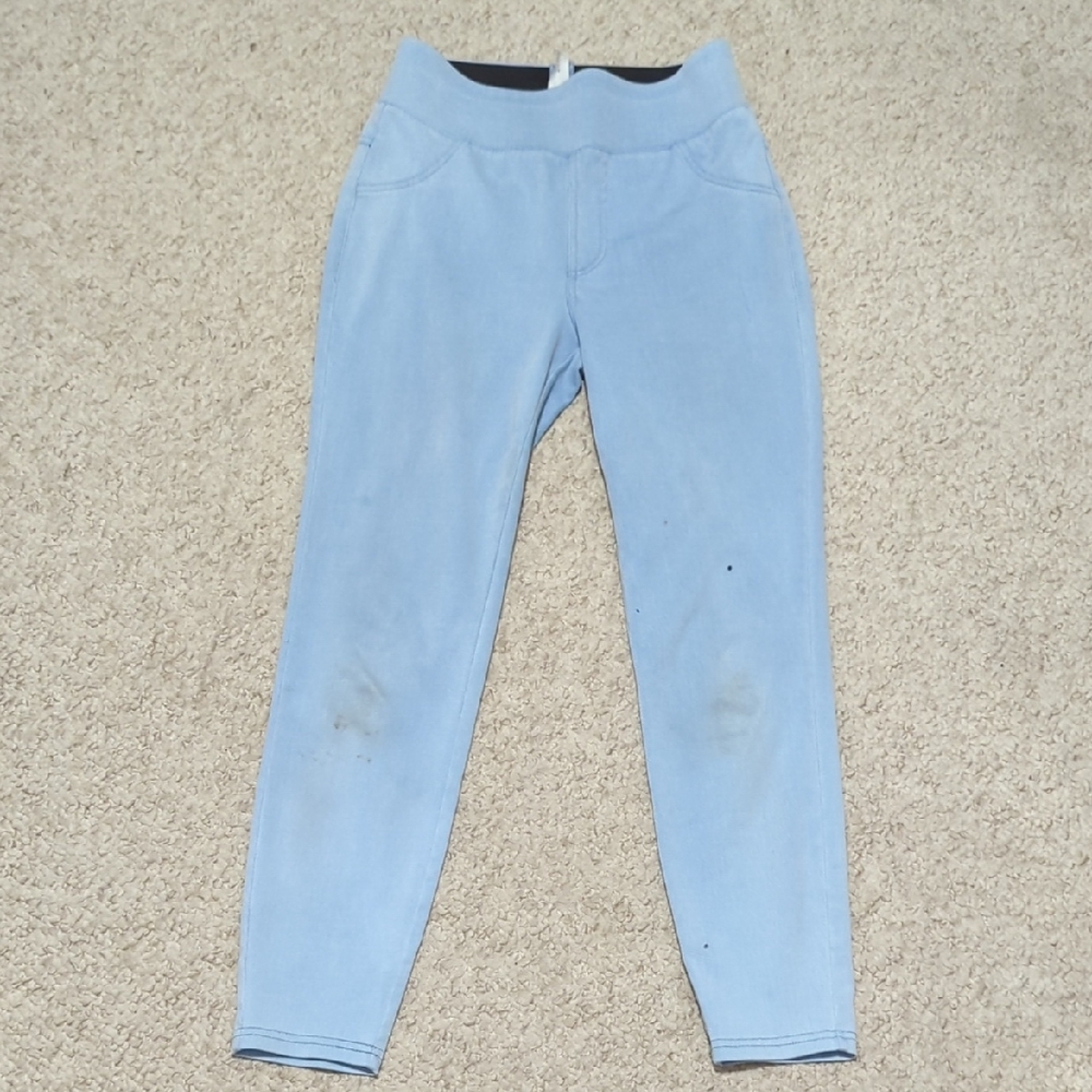 HALARA Light Blue Skinny Ponte Pants